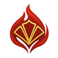 Playing card game logo